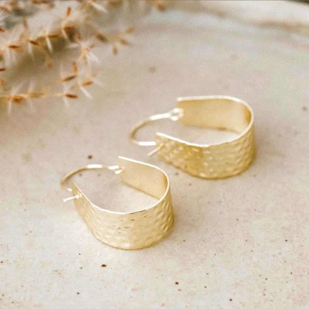 Gold Hoop Earrings